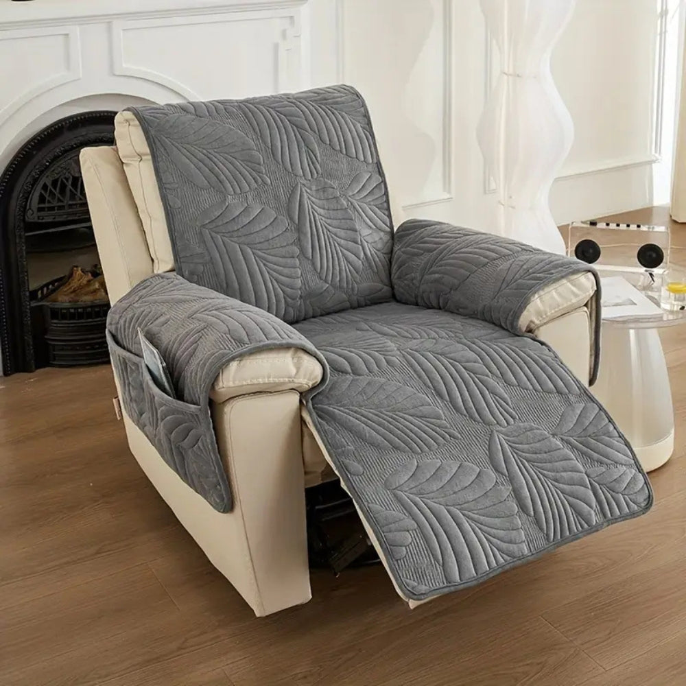 Non-Slip Recliner Chair Protector Cover in Green