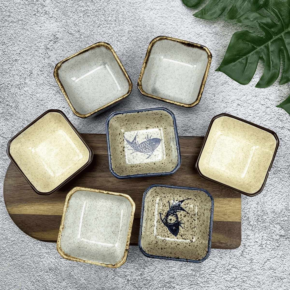 Elegant Japanese-Style Sauce Dish Collection