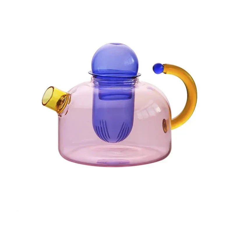Stylish Borosilicate Glass Teapot Set