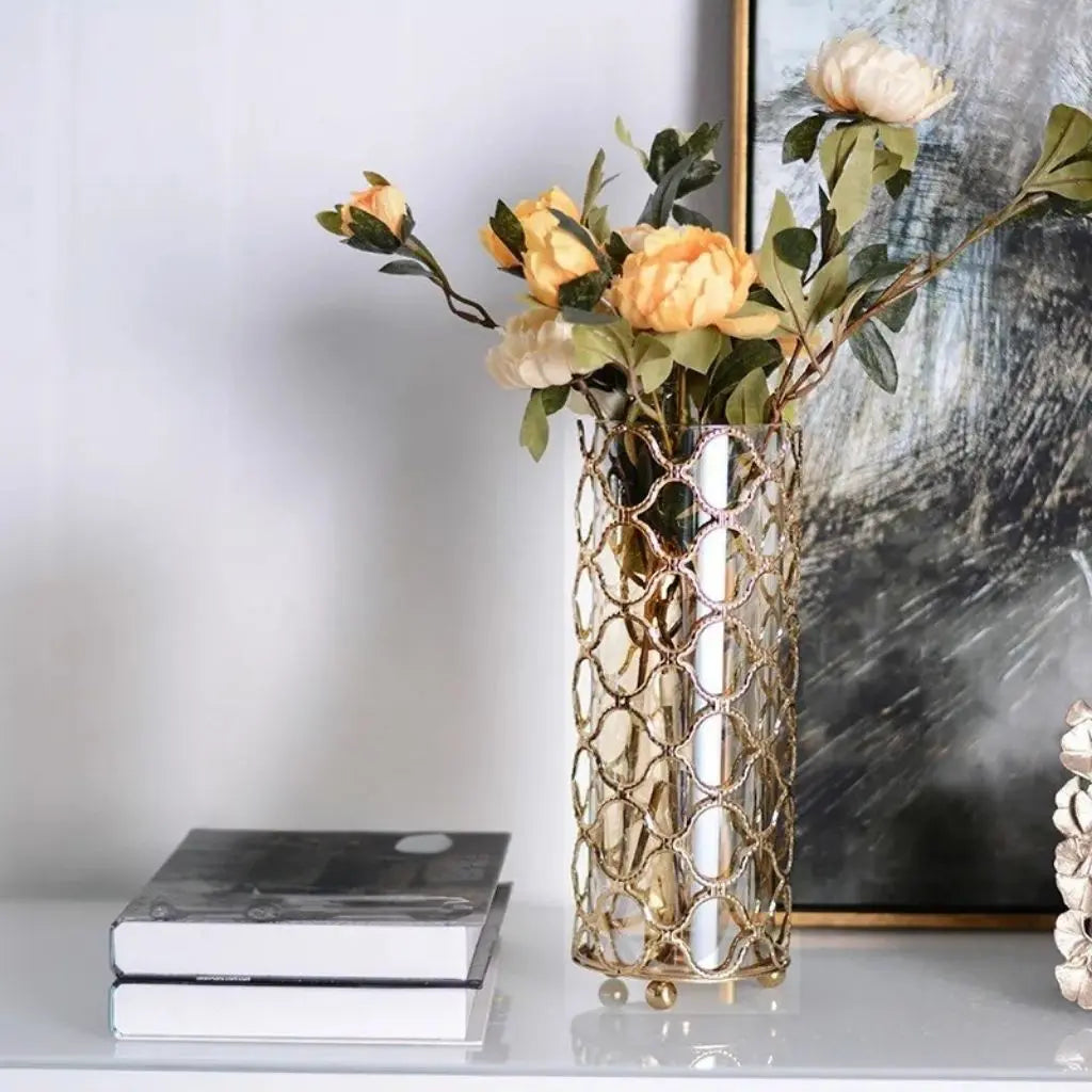 LuxeSphere Geometric Glass Centerpiece