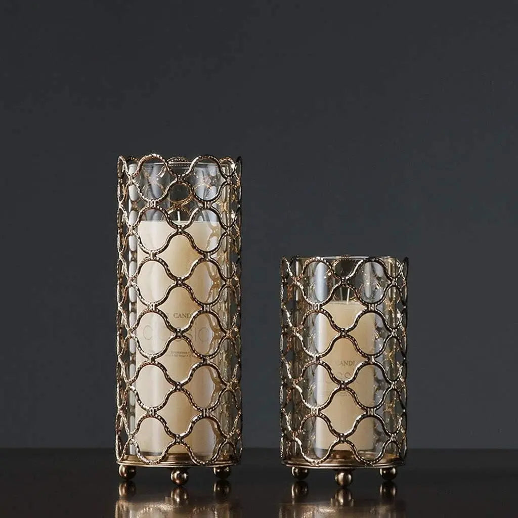 LuxeSphere Geometric Glass Centerpiece