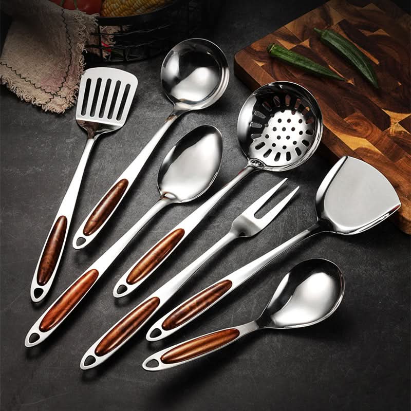 Stainless Steel Kitchen Utensil Set – Professional Quality and Classic Design
