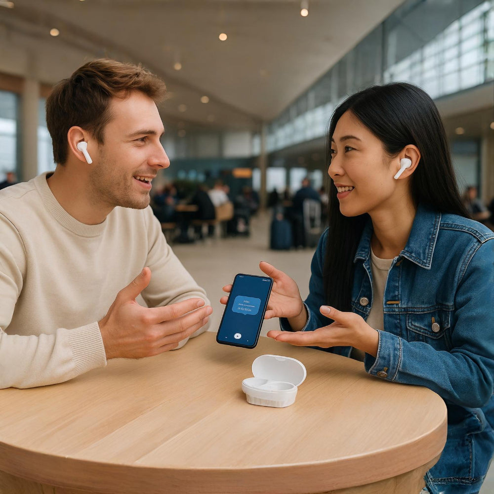 Bluetooth Earbuds for Real-Time Voice Translation