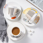 Unique Coffee Mug with Dynamic Reflection for a Creative Drinking Experience