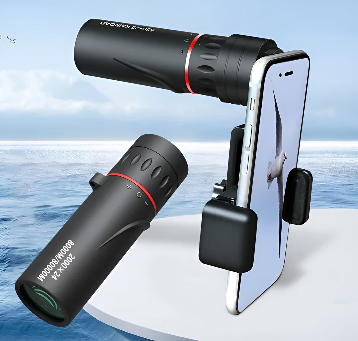 20x High-Magnification Waterproof Pocket-Sized Monocular