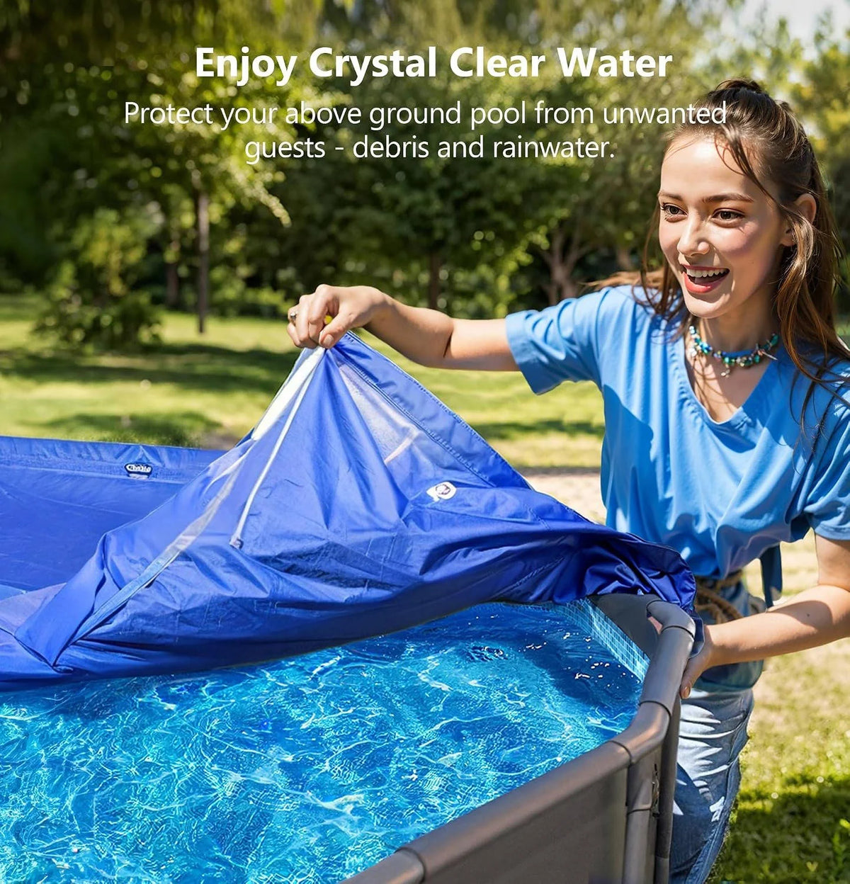 Above-Ground Pool Air Pillow Double-Layer PVC Dual Valve