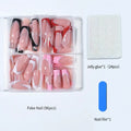 Acrylic Nail Set 96-Piece Includes Glue & File