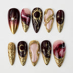Acrylic Nail Set Glamorous Designs & Easy Application