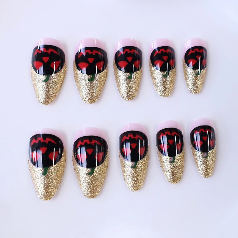 Acrylic Nail Set Halloween Designs Stick-On