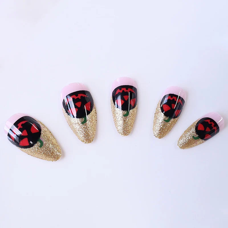 Acrylic Nail Set Halloween Designs Stick-On
