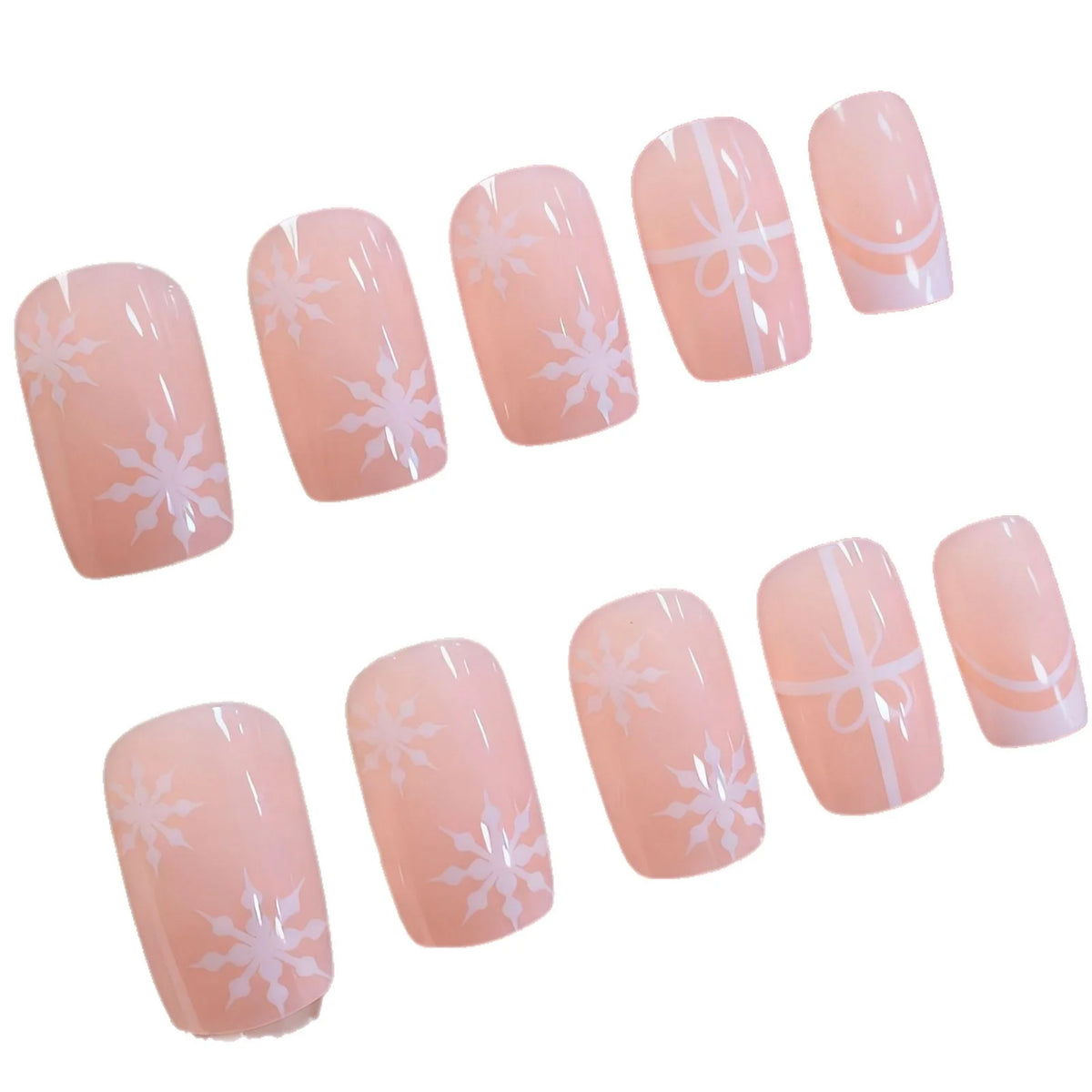 Acrylic Nail Tips Holiday Designs Durable Easy Application