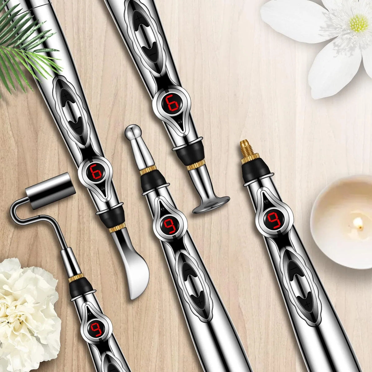 Acupuncture Pen Needle-Free Portable For Face & Body