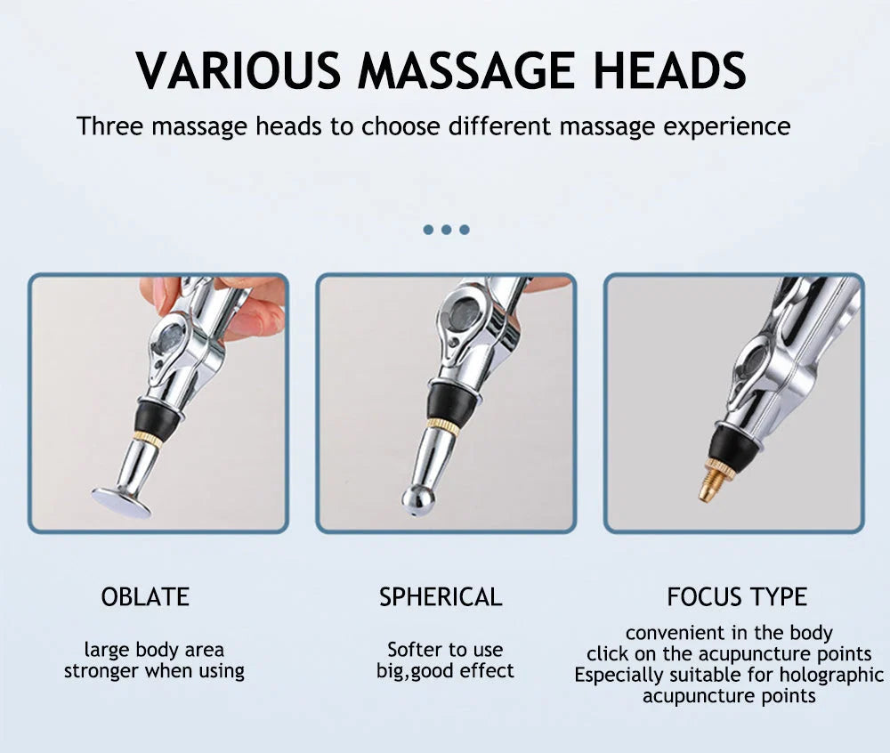 Acupuncture Pen Needle-Free Portable For Face & Body