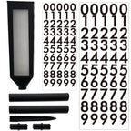 Address Stake Solar-Powered LED Adjustable Height