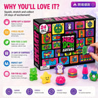 Advent Calendar Slow-Rising Squishy Toys Set of 24