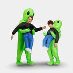 Alien Costume Inflatable Built-In Fan & Elastic Cuffs