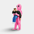 Alien Costume Inflatable Built-In Fan & Elastic Cuffs