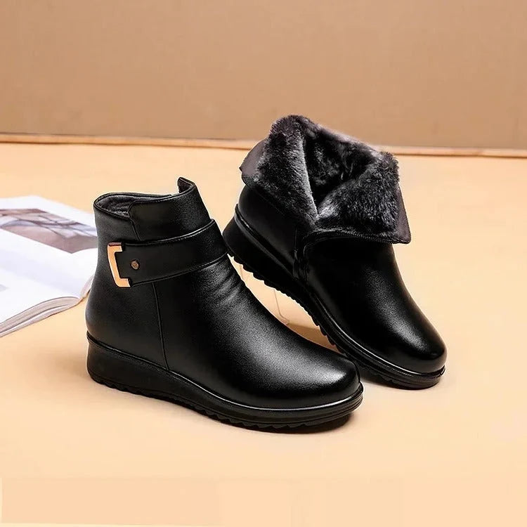 Ankle Boots Built-In Arch Support Natural Fiber Lining