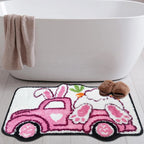 Area Rug Pumpkin Shape Soft Plush Non-Slip Backing