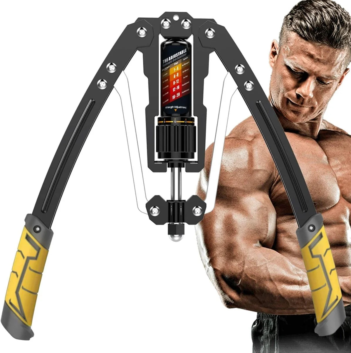 Arm Exerciser Adjustable Hydraulic Resistance & Portable