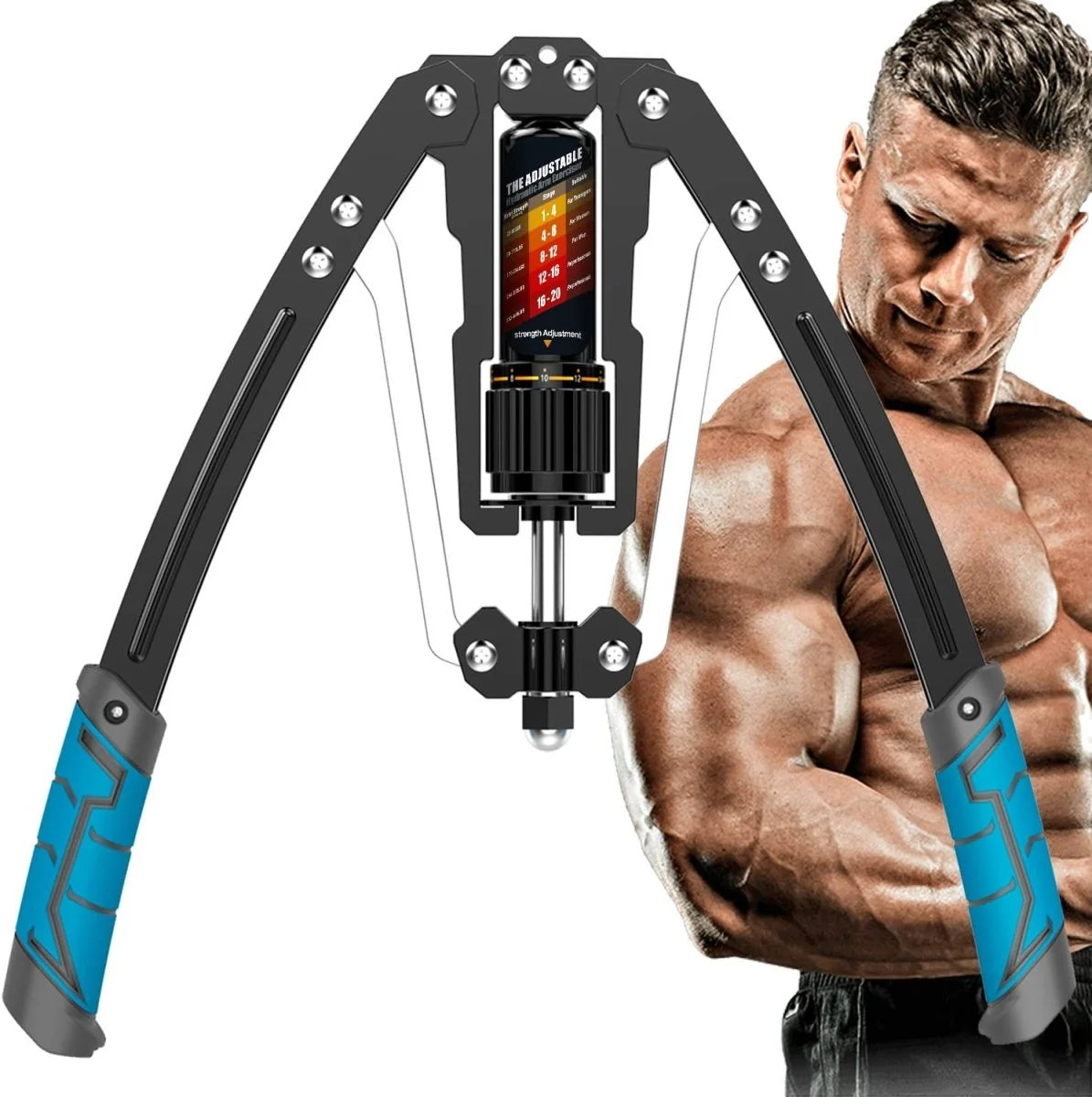 Arm Exerciser Adjustable Hydraulic Resistance & Portable