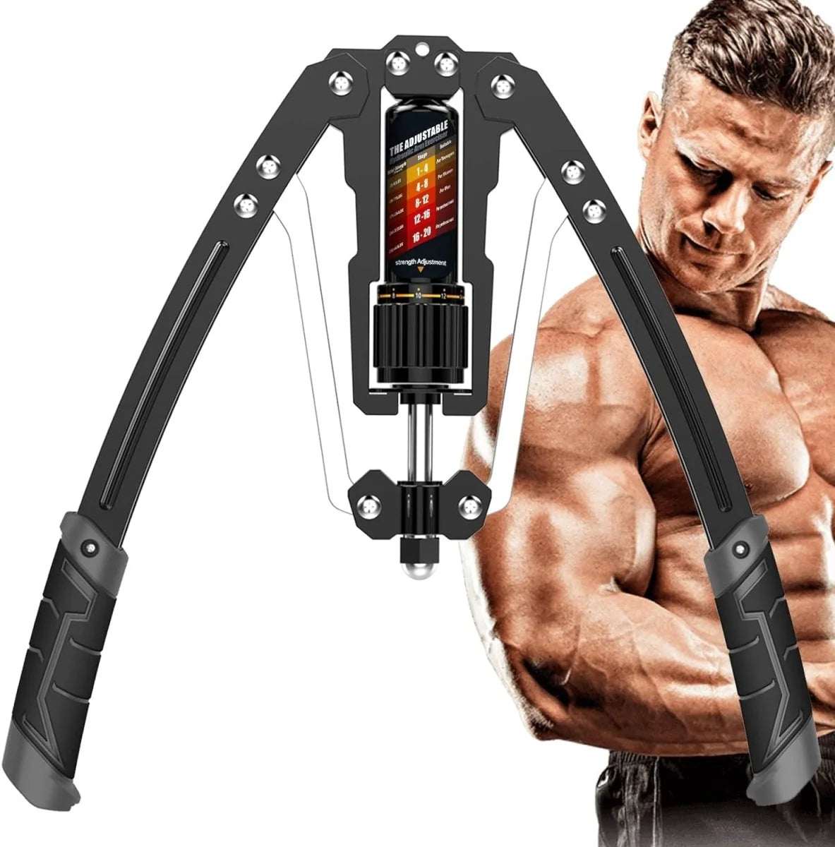 Arm Exerciser Adjustable Hydraulic Resistance & Portable