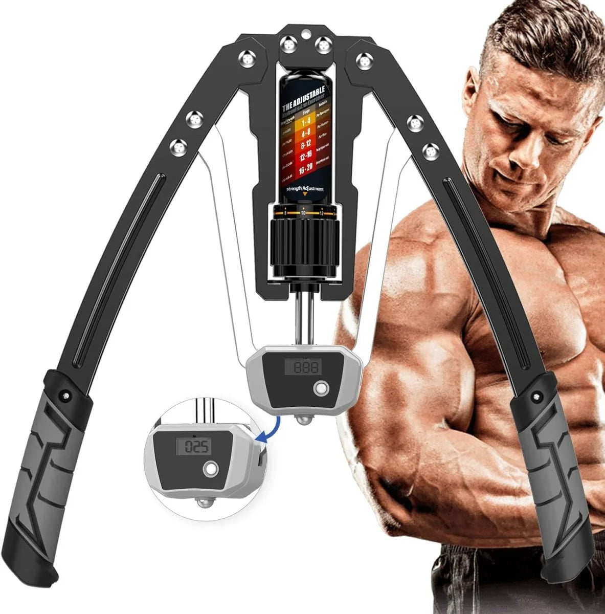 Arm Exerciser Adjustable Hydraulic Resistance & Portable