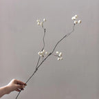 Artificial Berry Stem Lifelike Fade Resistant Low Maintenance