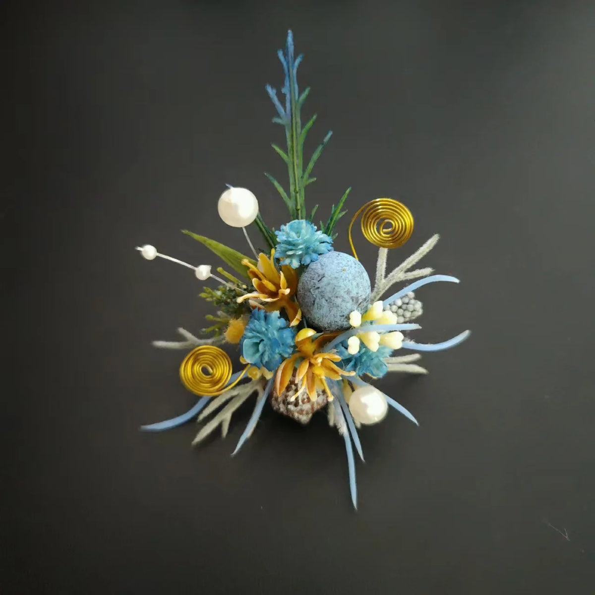 Artificial Floral Arrangement Colorful Low Maintenance Centerpiece