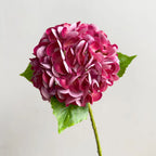 Artificial Hydrangea Stem Realistic Petals Maintenance-Free
