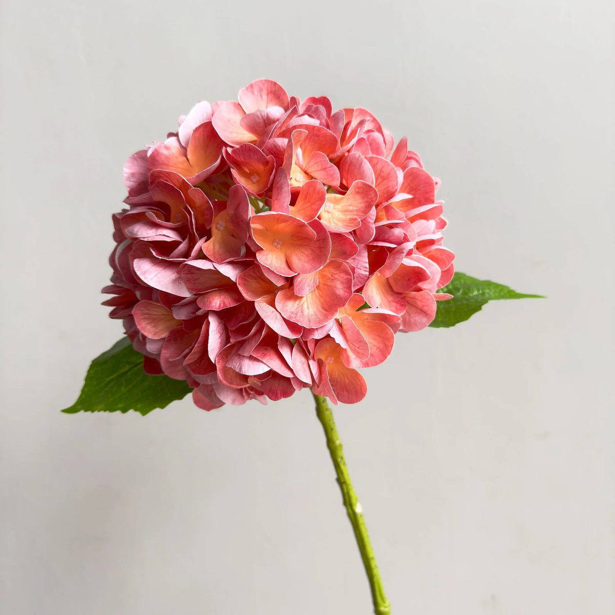 Artificial Hydrangea Stem Realistic Petals Maintenance-Free