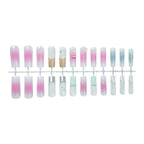 Artificial Nail Set Gradient & 3D Design 20-Piece Set