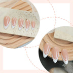 Artificial Nail Tips Self-Adhesive Brown Multiple Sizes