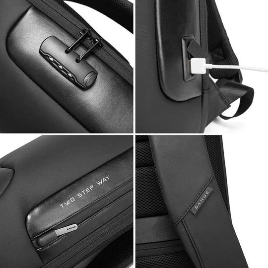 Backpack Anti-Theft Coded Lock & Waterproof