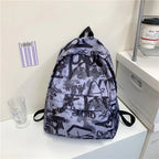 Backpack Graffiti Print Laptop-Friendly & Padded Straps