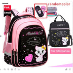 Backpack Set Waterproof Nylon Thermal Lunchbox & Pencil Case