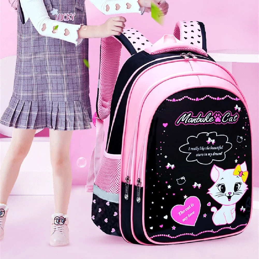 Backpack Set Waterproof Nylon Thermal Lunchbox & Pencil Case
