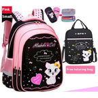Backpack Set Waterproof Nylon Thermal Lunchbox & Pencil Case