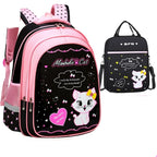 Backpack Set Waterproof Nylon Thermal Lunchbox & Pencil Case