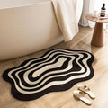Bath Mat Absorbent Rubber Non-Slip Textured Bottom