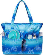 Beach Bag Extra Large Wet Compartment Multiple Pockets