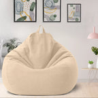 Bean Bag Cover Linen-Look Removable & Washable