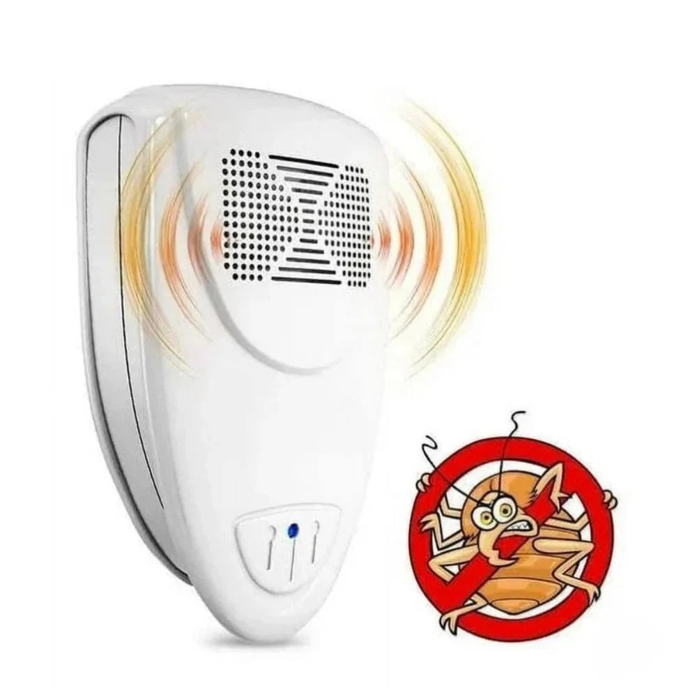 Bed Bug & Pest Repeller Ultrasonic Plug-In Pet-Safe