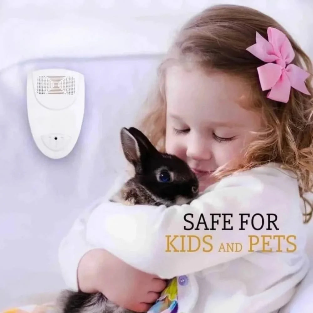Bed Bug & Pest Repeller Ultrasonic Plug-In Pet-Safe