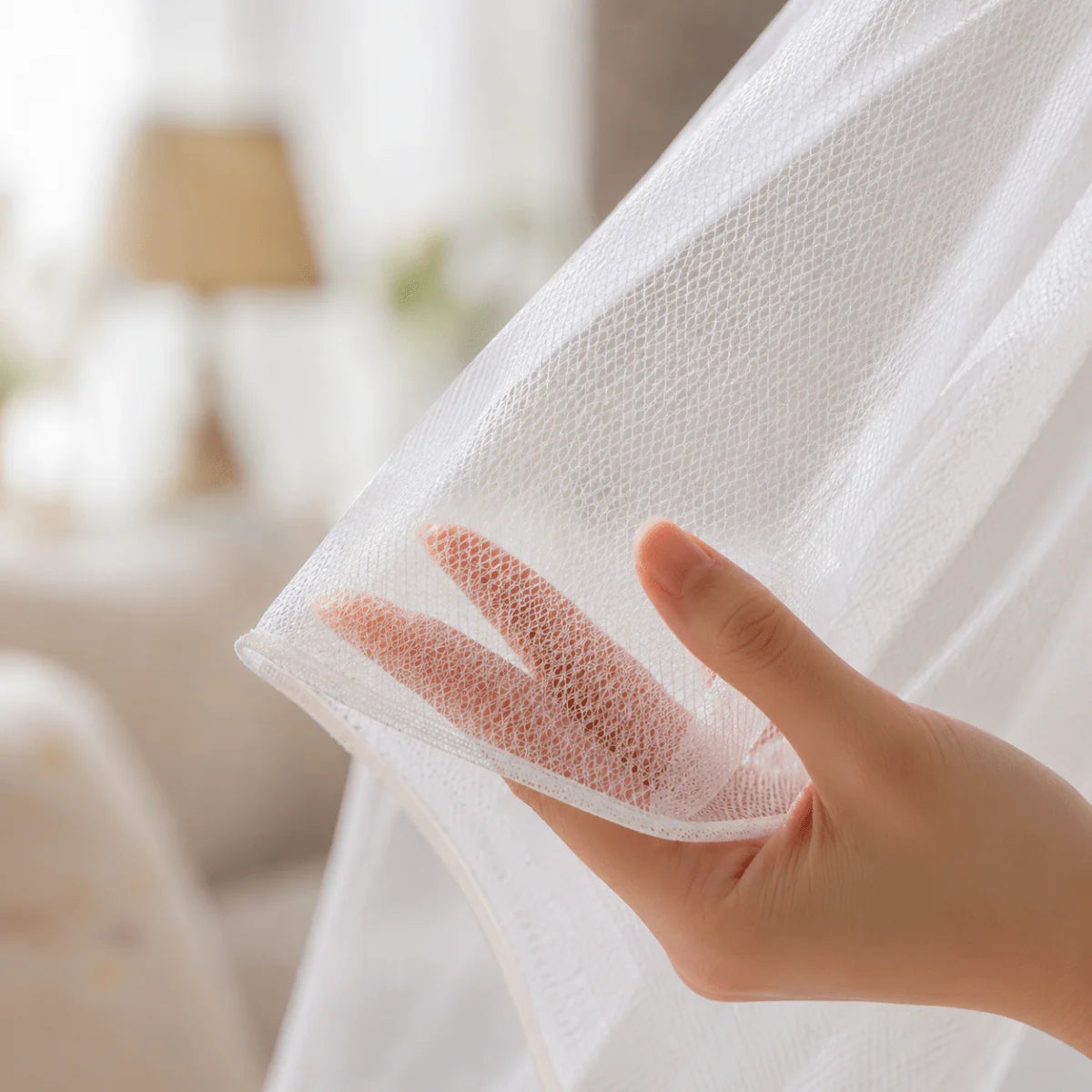 Bed Mosquito Net Breathable Mesh Foldable Quick Setup