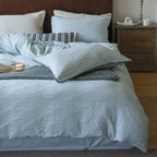 Bedding Set Cotton-Linen Breathable Quilted