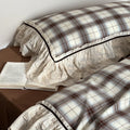 Bedding Set Cotton Percale Breathable Embroidered Ruffle
