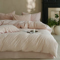 Bedding Set Cotton Satin Subtle Jacquard Machine Washable