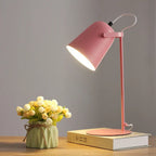 Bedside Table Lamp Macaron Pastel Iron Plug-In E26