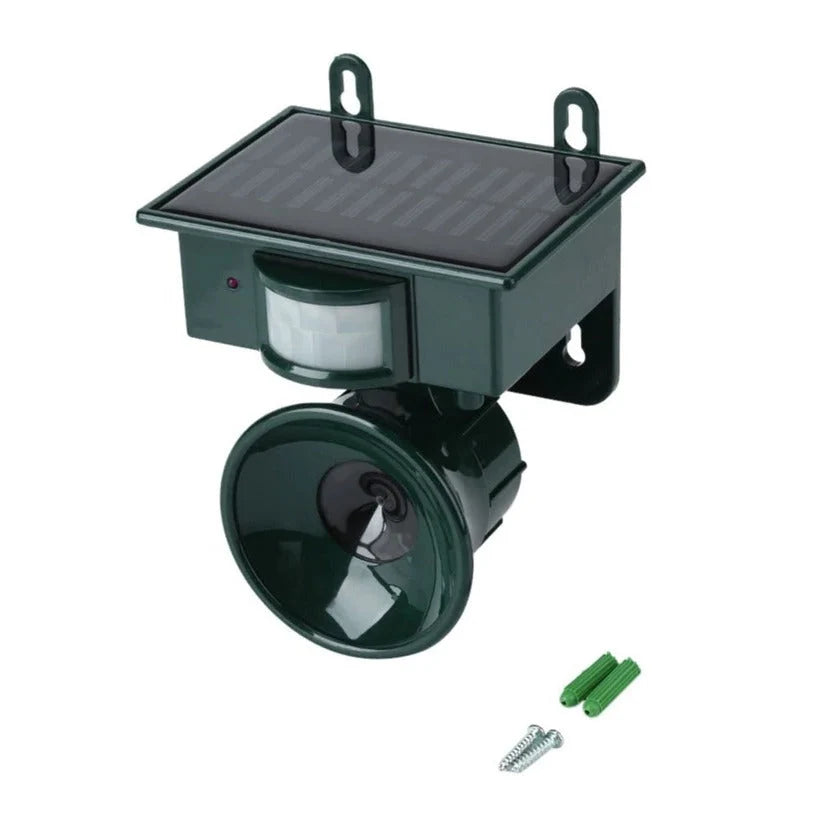 Bird Repeller Solar-Powered Motion-Activated Sound Deterrent
